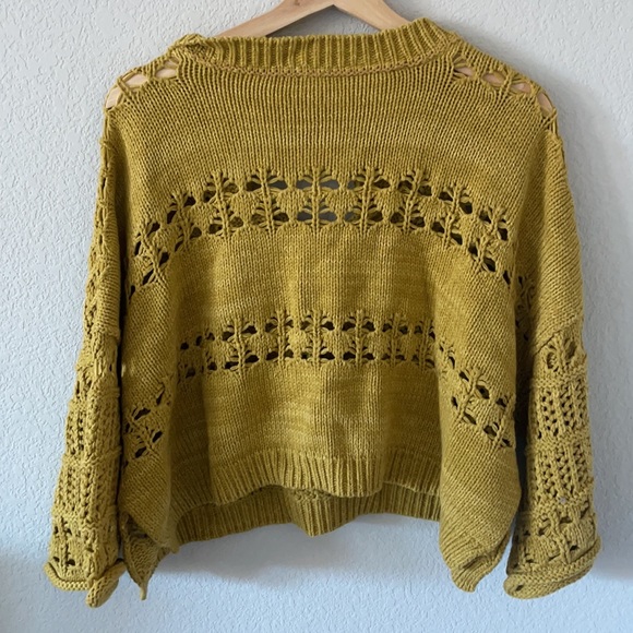 Free people knit crochet top - Picture 2 of 5